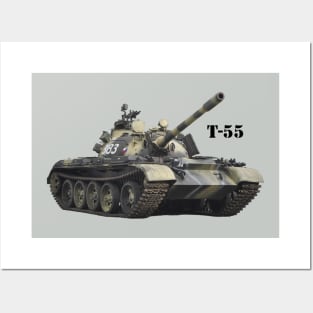 T-55 Main Battle Tank Posters and Art